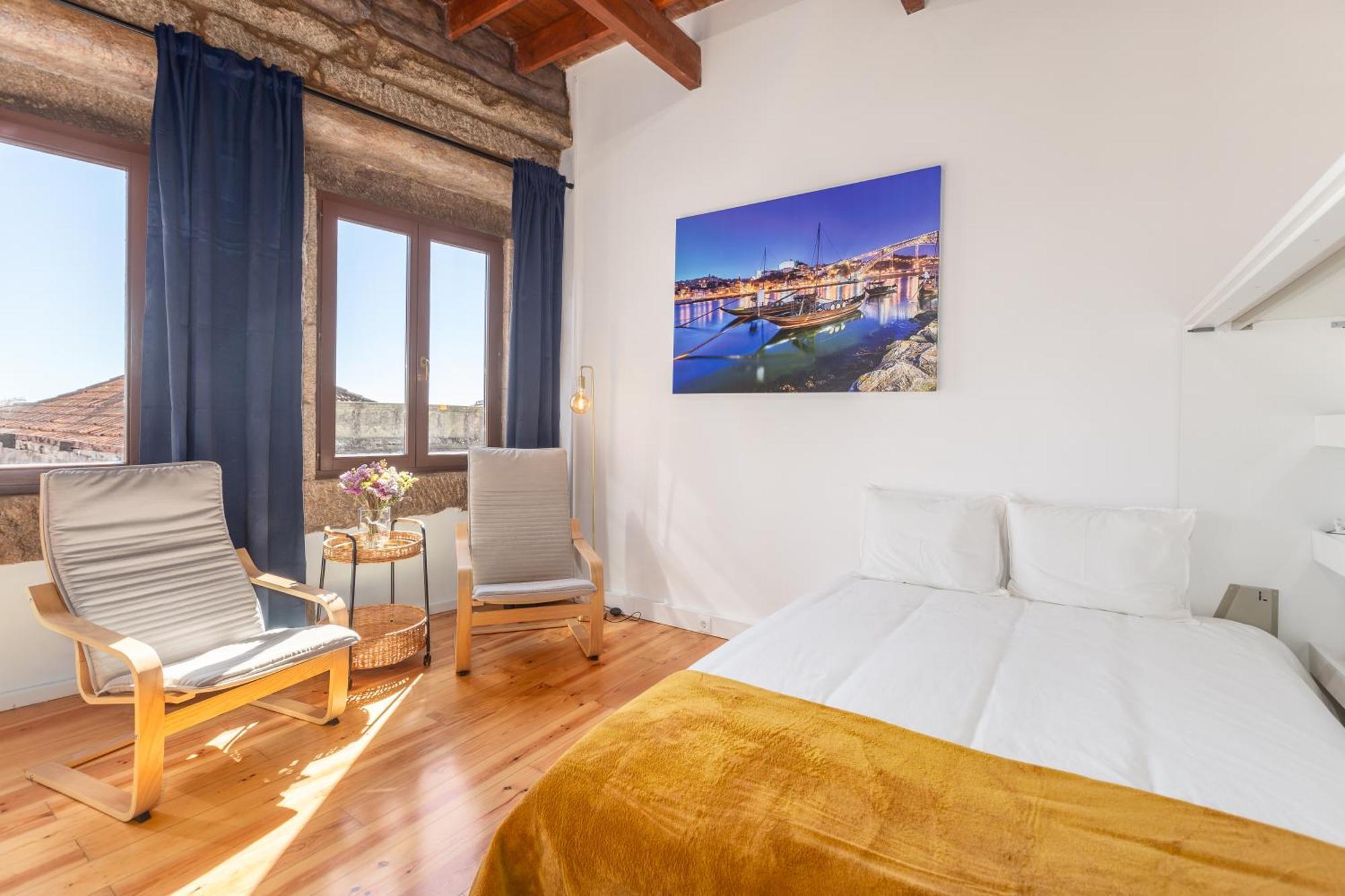 Studio Para 4 Pessoas No Porto Eksteriør bilde